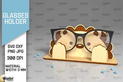 Animal Glasses Holder Laser Cut. Eyeglass Holder SVG SVG Evgenyia Guschina 
