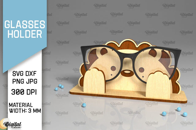 Animal Glasses Holder Laser Cut. Eyeglass Holder SVG SVG Evgenyia Guschina 