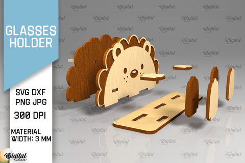 Animal Glasses Holders Laser Cut Bundle. Eyeglass Holders SVG SVG Evgenyia Guschina 