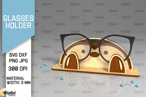 Animal Glasses Holders Laser Cut Bundle. Eyeglass Holders SVG SVG Evgenyia Guschina 