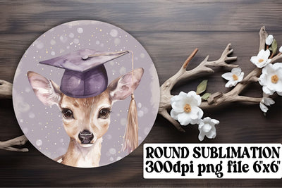 Animal Graduation Circle Sublimation Art keychain Sublimation afrosvg 