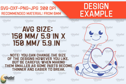 Animal Heart Puzzles Laser Cut Bundle. Wooden Puzzles SVG SVG Evgenyia Guschina 