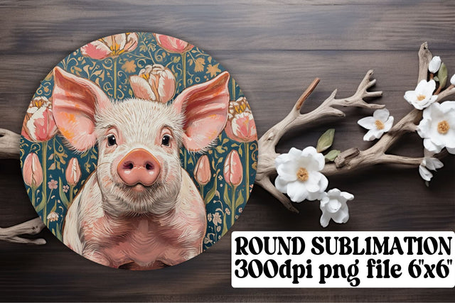 Animal-Inspired Floral Keychain Collection Sublimation afrosvg 