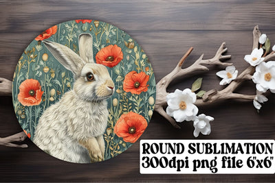 Animal-Inspired Flower Pattern Circle Sublimation Sublimation afrosvg 