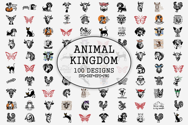 Animal Kingdom bundle SVG Boertiek 