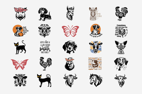 Animal Kingdom bundle SVG Boertiek 