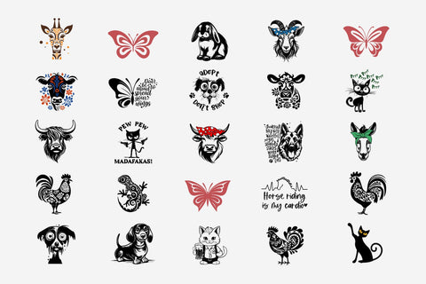 Animal Kingdom bundle SVG Boertiek 