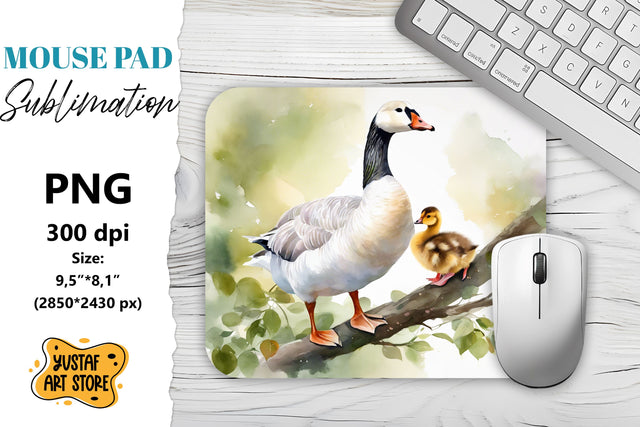 Animal Mouse Pad sublimation. Cute ducks Sublimation Yustaf Art Store 