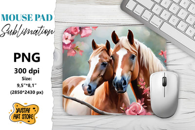 Animal Mouse Pad sublimation. Horse sublimation Sublimation Yustaf Art Store 