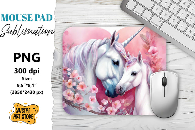 Animal Mouse Pad sublimation. Unicorn sublimation Sublimation Yustaf Art Store 