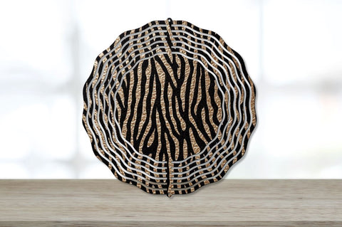 Animal Print Black Wind Spinner Bundle Sublimation Regulrcrative 