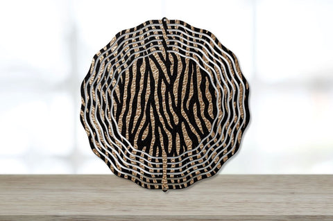 Animal Print Black Wind Spinner Bundle Sublimation Regulrcrative 