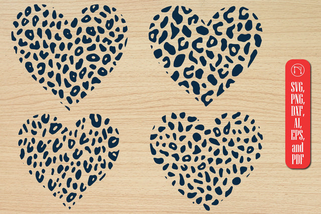 Animal Print Hearts SVG Bundle SVG MD JOYNAL ABDIN 