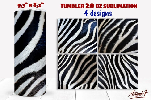 Animal print tumbler, Zebra print sublimation, zebra pattern Sublimation Angelina Semenova 