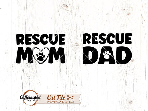 Animal Rescue SVG Bundle SVG Caffeinated SVGs 