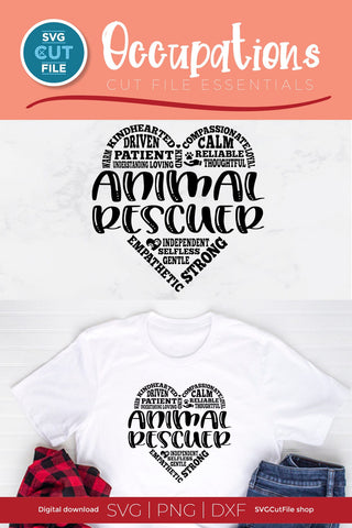 Animal rescuer svg, adopt svg, foster svg, rescue svg, humane shelter, adoption, dog or cat, furbaby, furbabies svg, pet adoption, subway art SVG SVG Cut File 