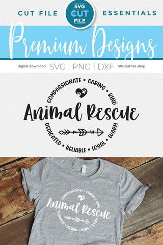 Animal rescuer svg, adopt svg, foster svg, rescue svg, humane shelter, adoption, dog or cat, furbaby, furbabies svg, pet adoption SVG SVG Cut File 