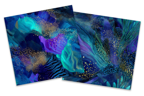 Animal Shimmers Digital Paper Pack Sublimation BijouBay 