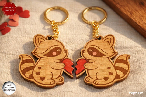 Animals Couple Keychain SVG Bundle SVG SvgOcean 