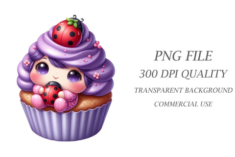 Animals Cupcake Clipart PNG Sublimation Rupkotha 