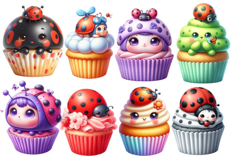 Animals Cupcake Clipart PNG Sublimation Rupkotha 