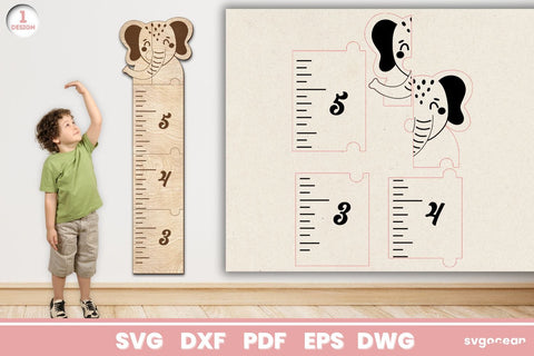 Animals Growth Chart Rulers SVG SvgOcean 