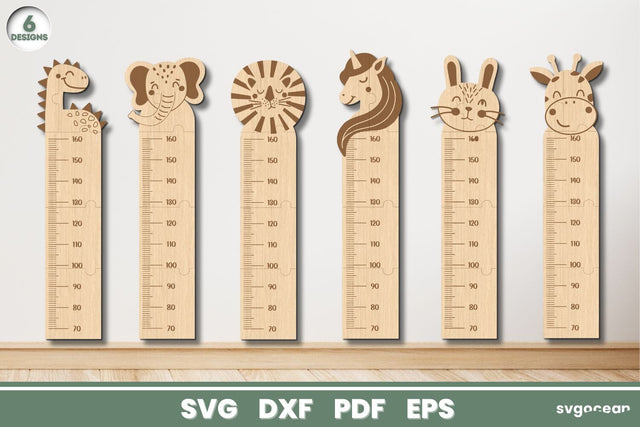 Animals Growth Charts Bundle SVG SvgOcean 