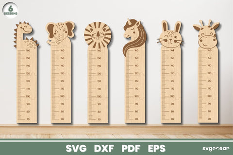 Animals Growth Charts Bundle SVG SvgOcean 