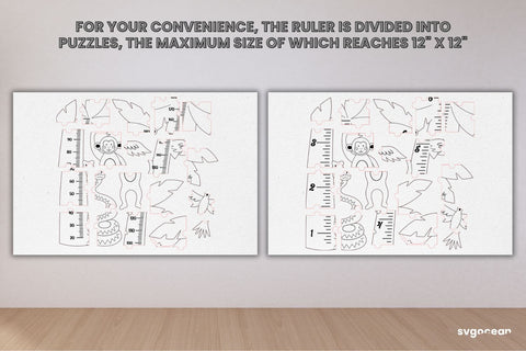 Animals Height Chart Bundle SVG SvgOcean 