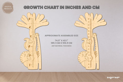 Animals Height Chart Bundle SVG SvgOcean 