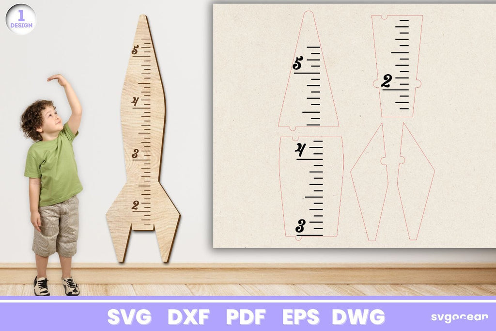 Animals Height Chart Rulers - So Fontsy