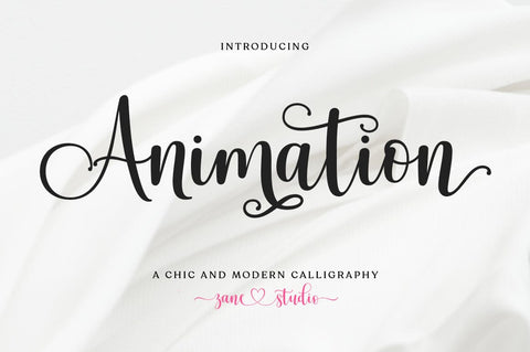 Anim@tion Text Script Animation Script - So Fontsy