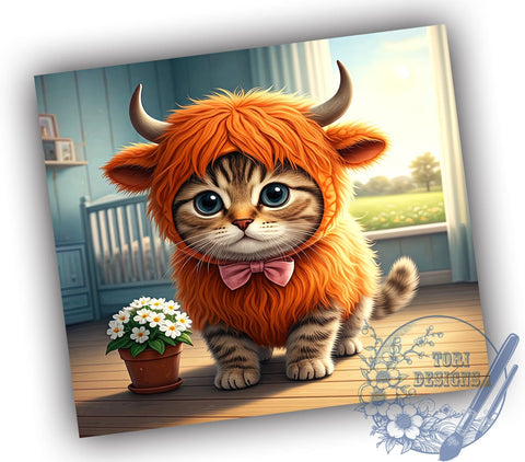 Anime Cat Costume Cute Kawaii 20oz Tumbler Wrap, Kawaii Cat Art, Animal Lover Gift, Funny Cat Design, Sublimation Tumbler Sublimation ToriDesigns 