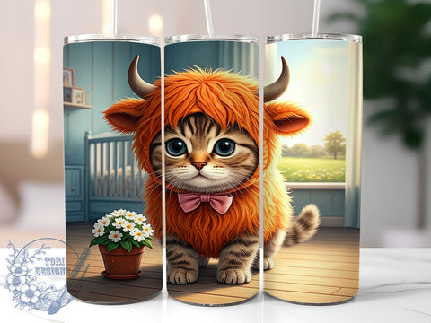 Anime Cat Costume Cute Kawaii 20oz Tumbler Wrap, Kawaii Cat Art, Animal Lover Gift, Funny Cat Design, Sublimation Tumbler Sublimation ToriDesigns 
