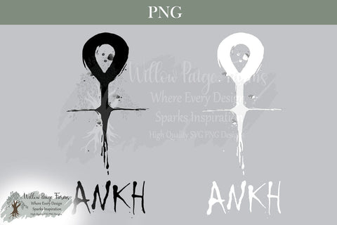 Ankh Symbol | Hand Drawn Symbol of Life, Love & Reincarnation | Digital Download PNG JPG Sublimation Willow Paige Farms 