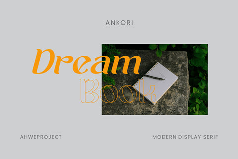 Ankori Font ahweproject 