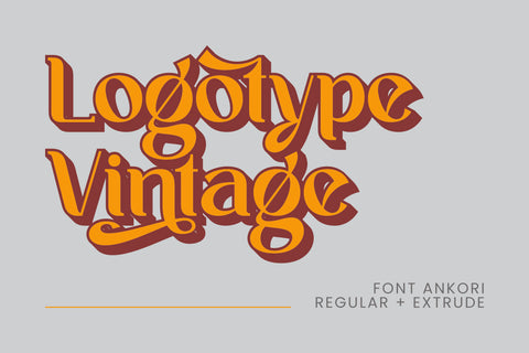 Ankori Font ahweproject 