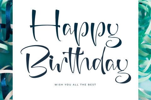 Annets Birthday - Beautiful Script Font Font Letterena Studios 
