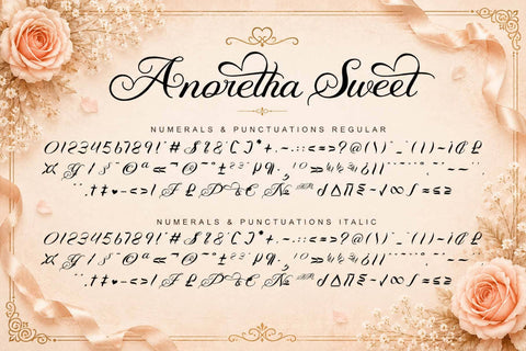 Anoretha Sweet Font Prasetya Letter 