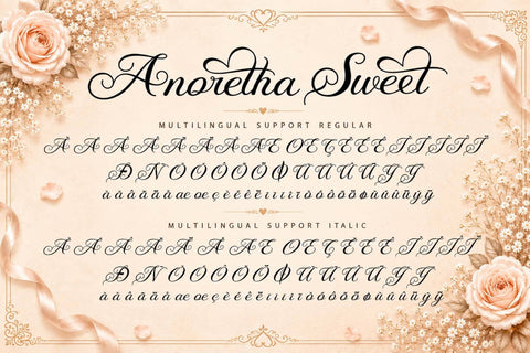 Anoretha Sweet Font Prasetya Letter 