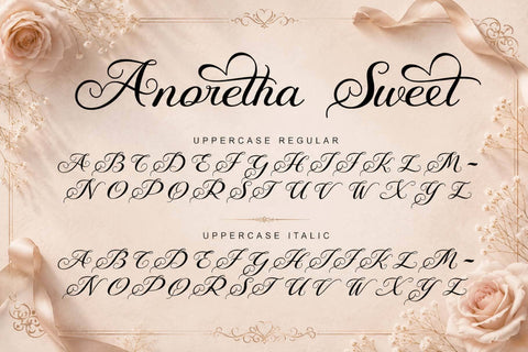 Anoretha Sweet Font Prasetya Letter 