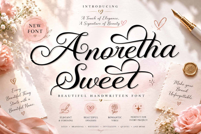 Anoretha Sweet Font Prasetya Letter 