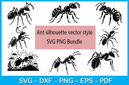 Ant silhouette vector Style Bundle Cut File SVG Creativedesigntee 