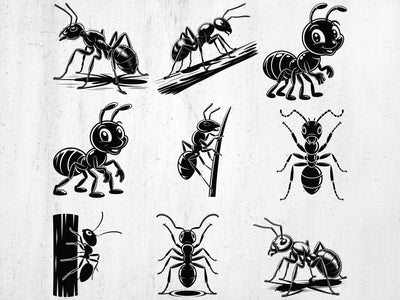 Ant Svg Bundle, Ant Drawing, Ant Vector, Ant Silhouette SVG Creativeart88 