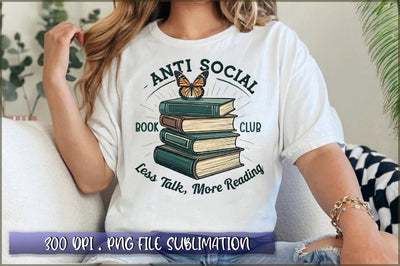 Anti social book club less talk, more reading Sublimation Sublimation Shetara Begum 