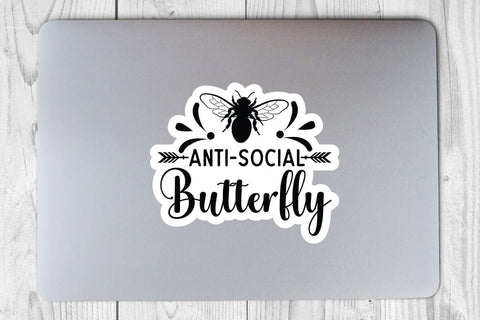 Anti Social Butterfly SVG Angelina750 