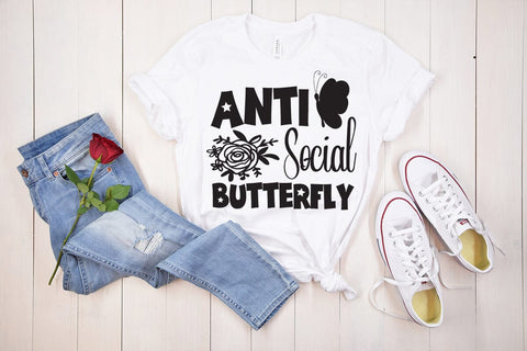 Anti Social Butterfly SVG DESIGN SVG Rafiqul20606 