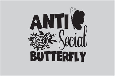 Anti Social Butterfly SVG DESIGN SVG Rafiqul20606 