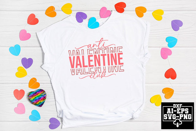 Anti Valentine Club Svg Cut Files Creative Art SVG CraftlabSvg55 