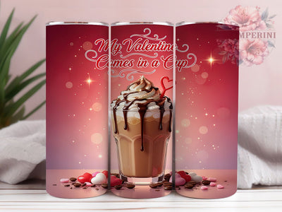 Anti Valentine Coffee Tumbler, Funny Valentine Wrap, Coffee Lover Cup, 20oz Sublimation Wrap, Stylish Anti Love Design Tumbler, Artistic Coffee Valentine Cup, Witty Anti Valentine Theme Wrap Sublimation Li Zamperini 